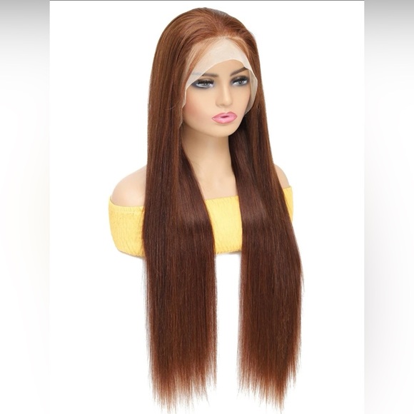 COPY - 13*4 Lace Front Long 180% Density Straight Human Hair Wig 30’